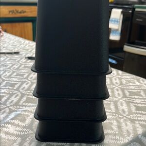 Black Stackable Storage Organizer